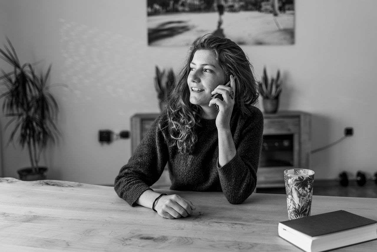 Customer satisfied using phone to manage garage services