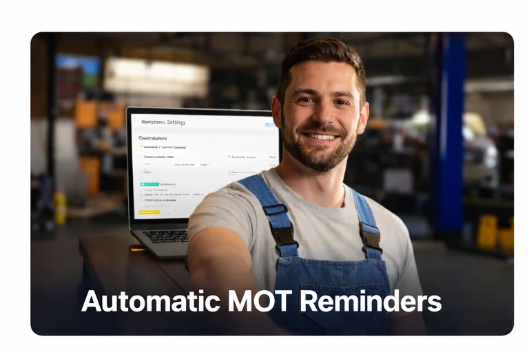 Automatic MOT reminders dashboard in Clarity-GMS